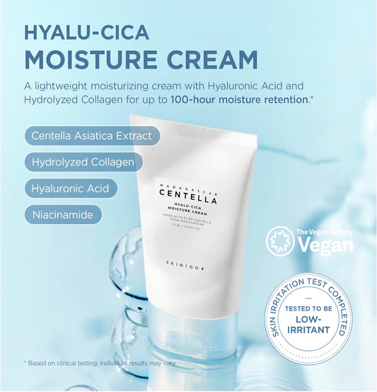 [K-beauty] SKIN1004 Madagascar Hyalu-Cica Moisture Cream 75ml