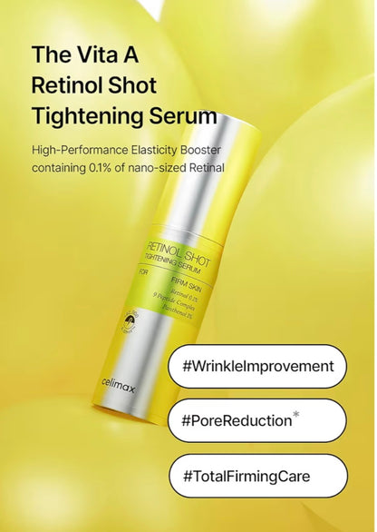 [K-beauty] Celimax RETINOL SHOT Tightening SERUM 30ml (for Firm Skin)