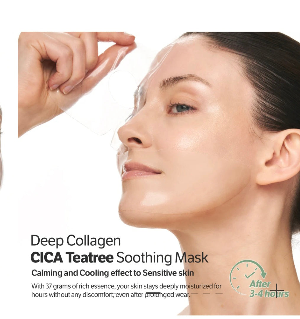 [K-beauty] SUNGBOON EDITOR Deep Collagen Cica Teatree Soothing Mask (sbedt) 37g*4ea