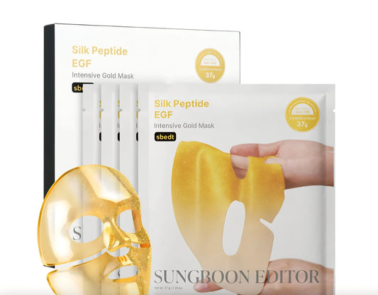 [K-beauty] SUNGBOON Editor Silk PEPTIDE EGF Intensive GOLD MASK (sbedt) 4ea