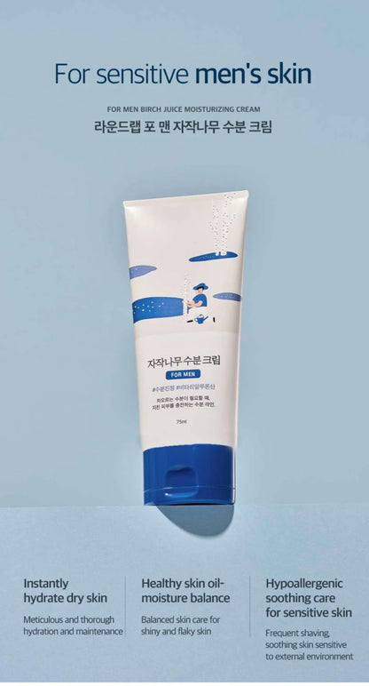 [K-beauty] Round LAB FOR MEN Birch Juice Moisturizing CREAM