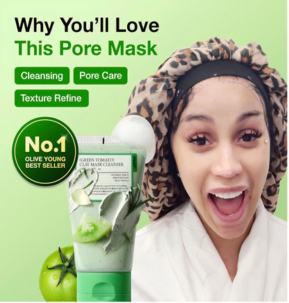 [K-beauty] FULLY (Green Tomato) CLAY MASK CLEANSER