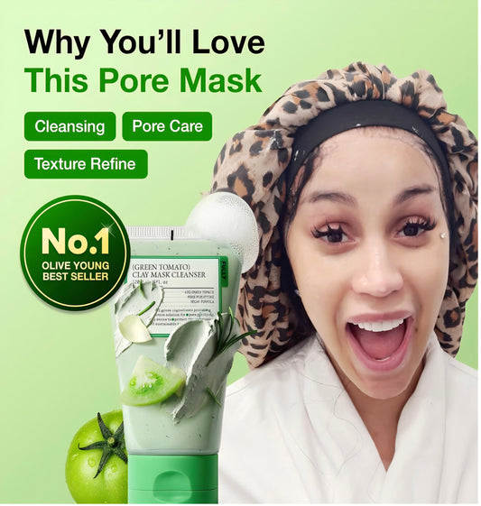 [K-beauty] FULLY (Green Tomato) CLAY MASK CLEANSER