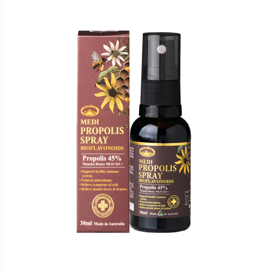 [Medi] Propolis Spray (Manuka Honey MGO 263+/ Propolis 45%) 30ml