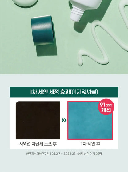 [K-beauty] Round LAB PINE CALMING CICA Sunscreen 40ml (SPF 50+/ PA++++)