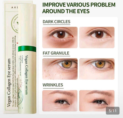 [K-beauty] AXIS-Y Vegan Collagen EYE SERUM  (Collagen,  Triple Hyaluronic Acid & 5-Peptide Complex) 10ml
