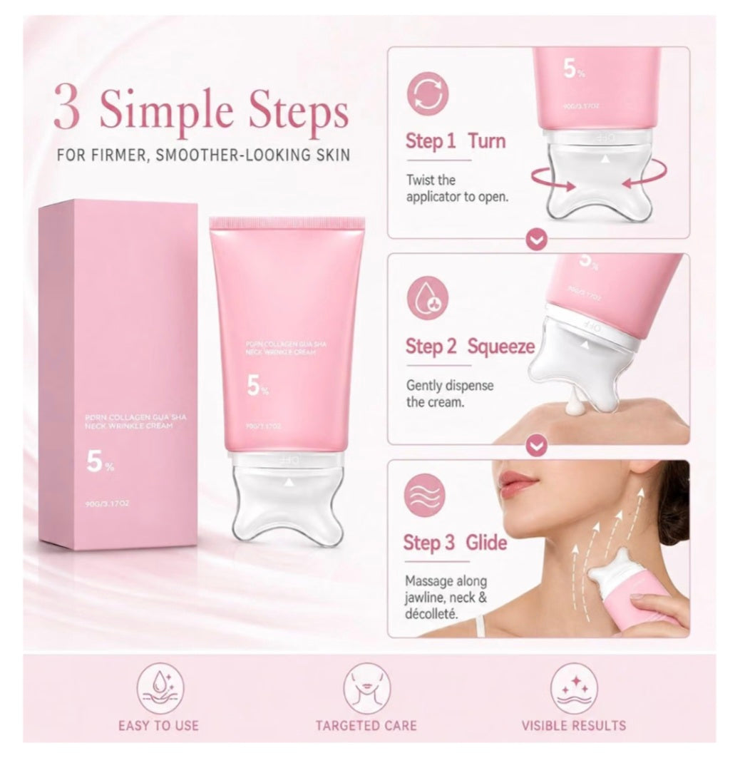 [K-beauty] Medicube  PDRN Collagen GUA SHANeck Wrinkle Cream (5% VOLUFILINE) 90g