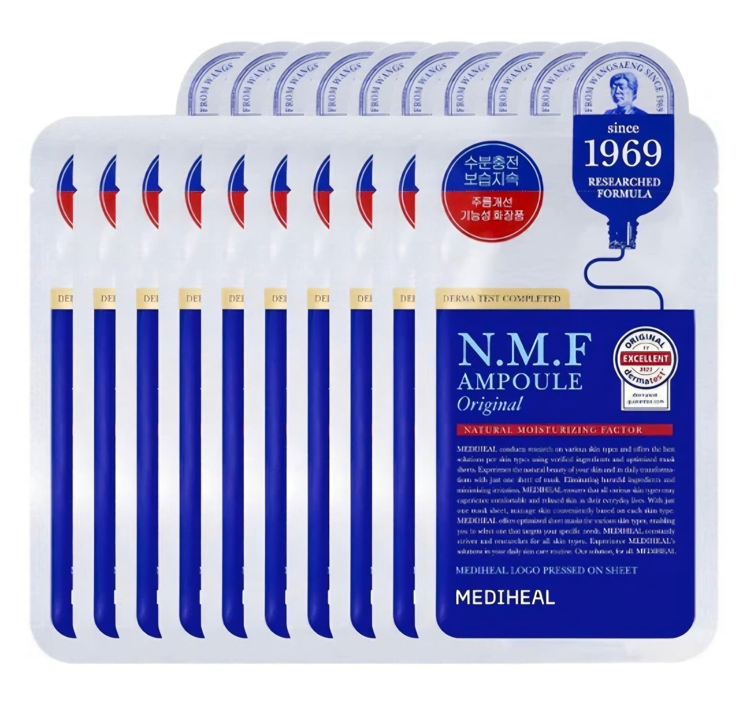 [K-beauty] Medheal THE N.M.F. AMPOULE MASK ORIGINAL_Intensive hydration (10sheets)