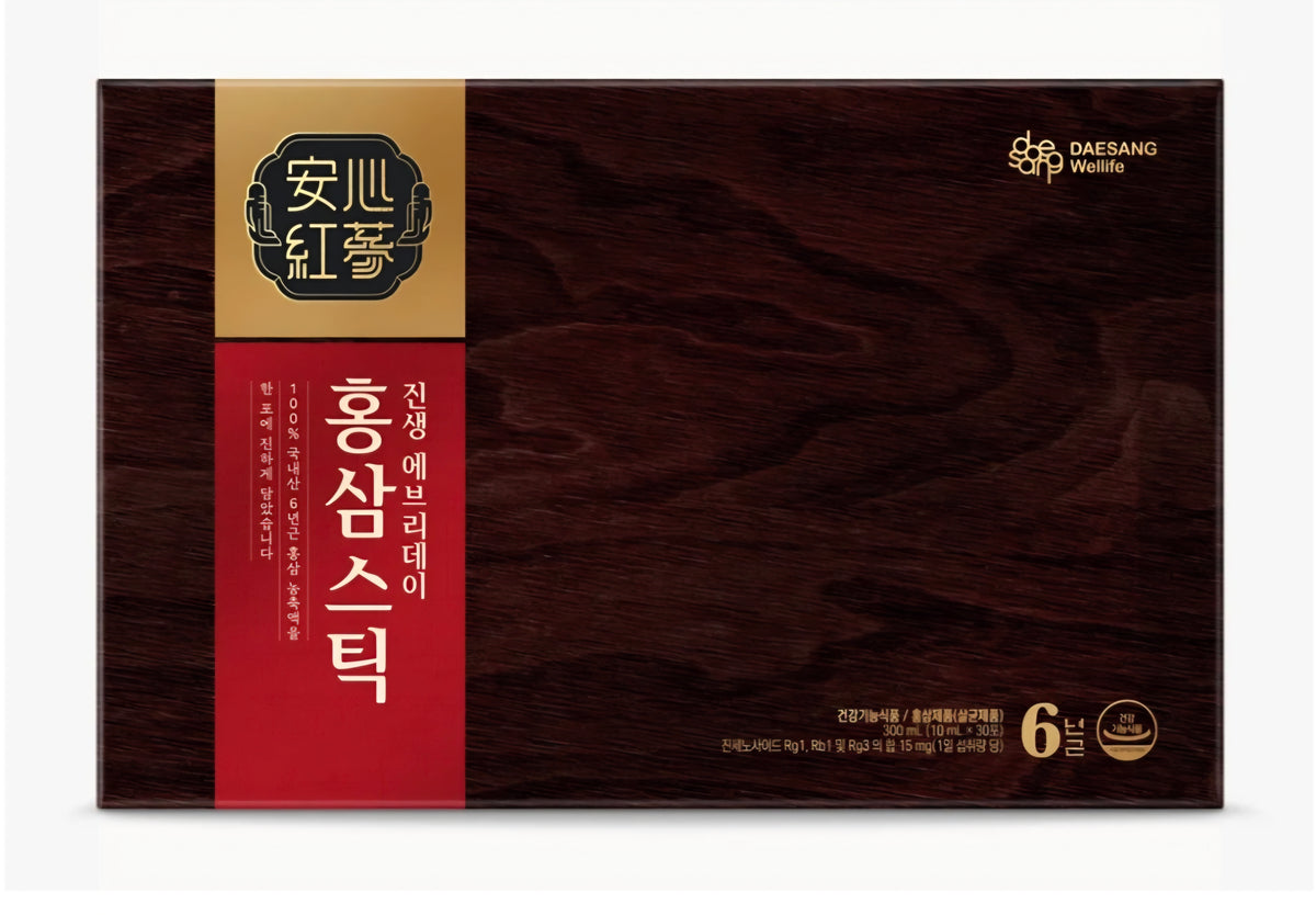 [Korean Red Ginseng] DAESANG WELLIFE Korean Red Ginseng Everyday Stick (10ml*30 sticks)