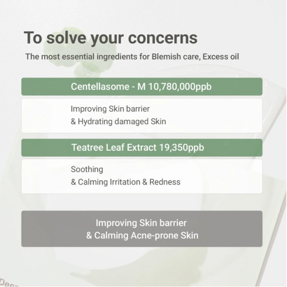 [K-beauty] SUNGBOON EDITOR Deep Collagen Cica Teatree Soothing Mask (sbedt) 37g*4ea