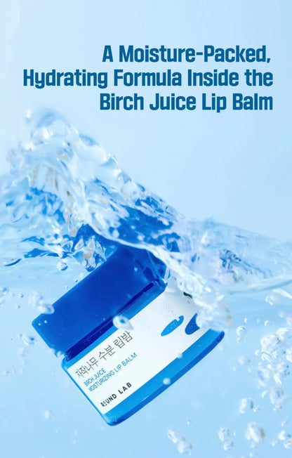[K-beauty] Round LAB Birch Juice Moisturizing LIP BALM Set (+Bruch)