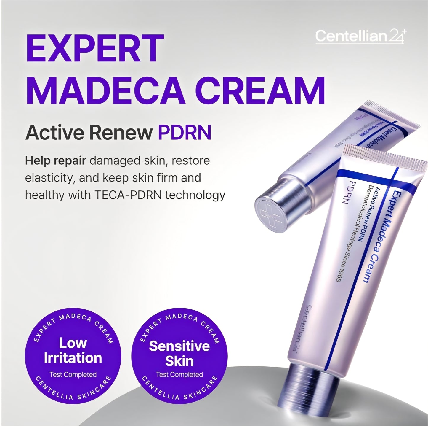 [K-beauty] Centellian 24+ Expert Madeca Cream Active Renew PDRN (TECA/PDRN/ PANTHENOL) 50ml