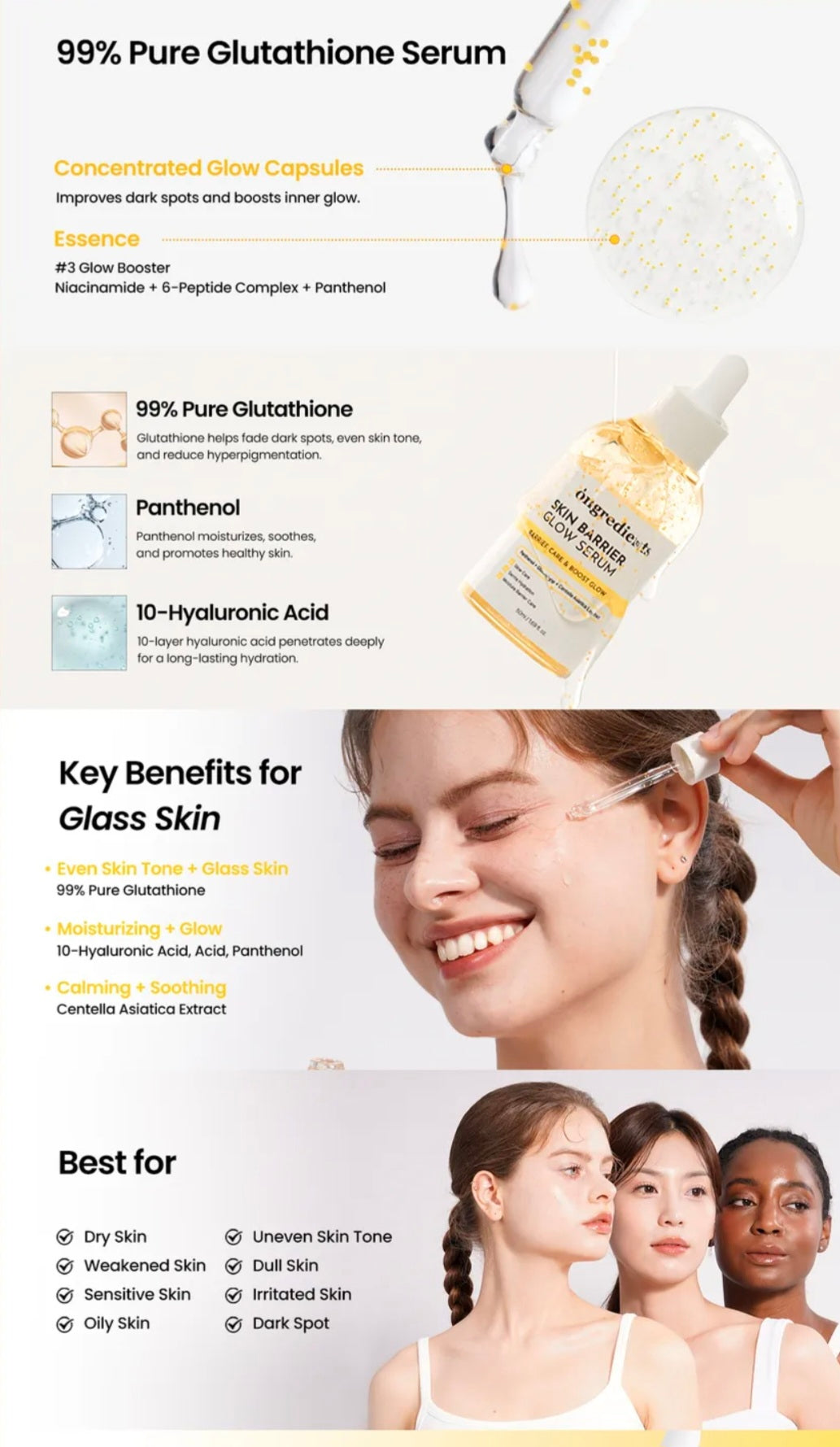 [K-beauty]ONGREDIENTS CERA CALMING SERUM 50ml