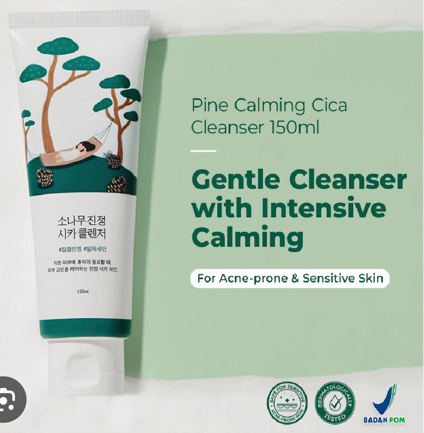 [K-beauty] Round LAB PINE CALMING CICA Cleanser