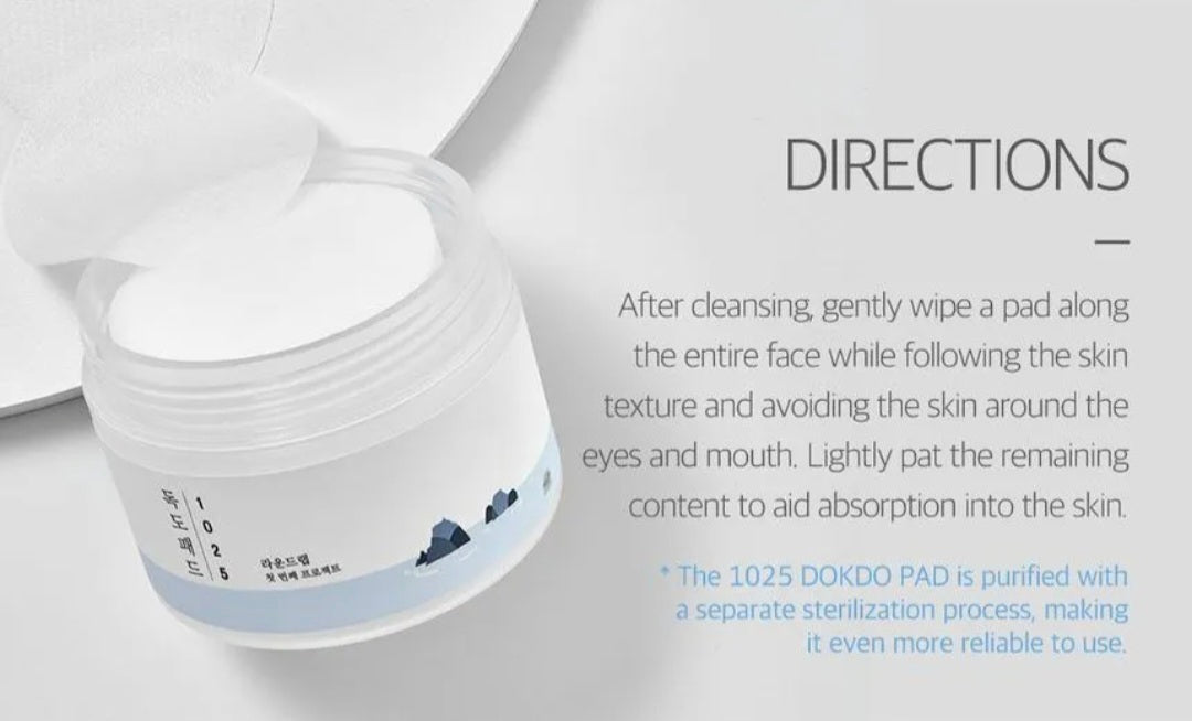 [K-beauty] Round LAB 1025 DOKDO PAD 70pads