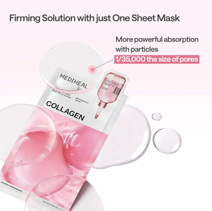 [K-beauty] Medheal Collagen Essential Mask_Core Firming (10 Sheets)
