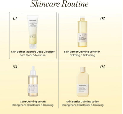 [K-beauty] ONGREDIENTS SKIN BARRIER MOISTURE DEEP CLEANSER 120ml