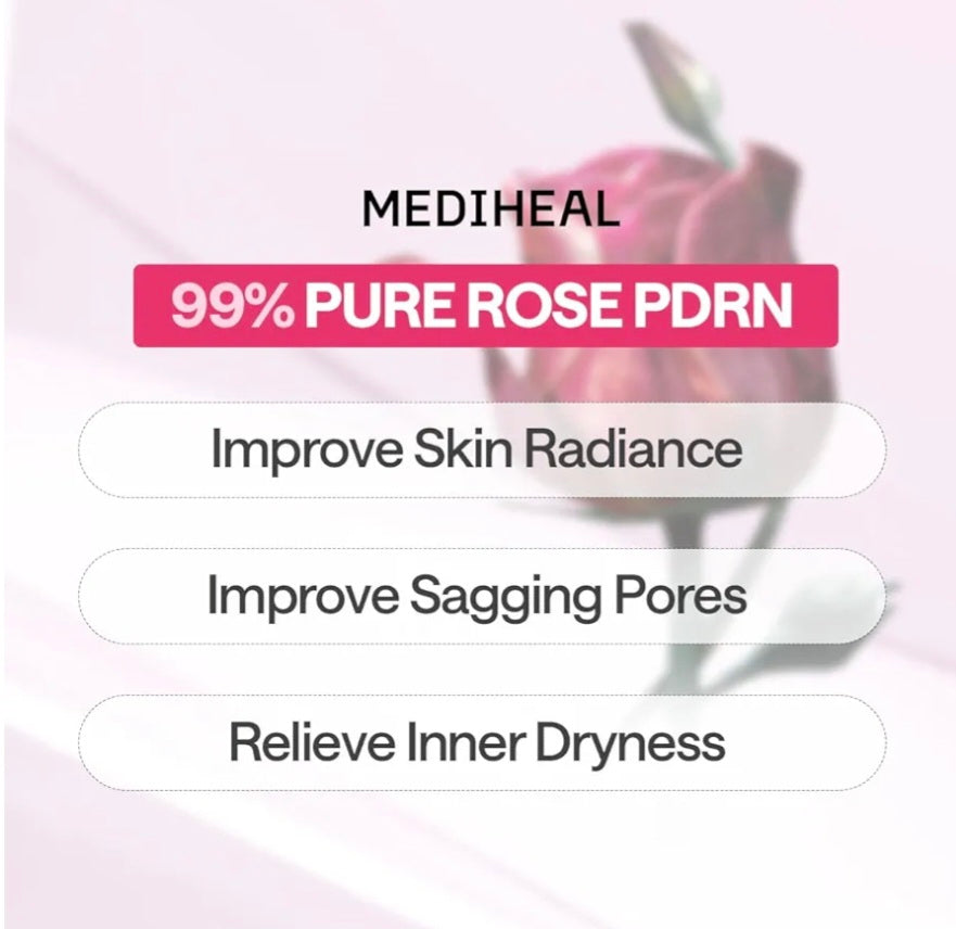 [K-beauty] Medheal Rose PDRN Essential Mask_Revitalizing (10sheets)