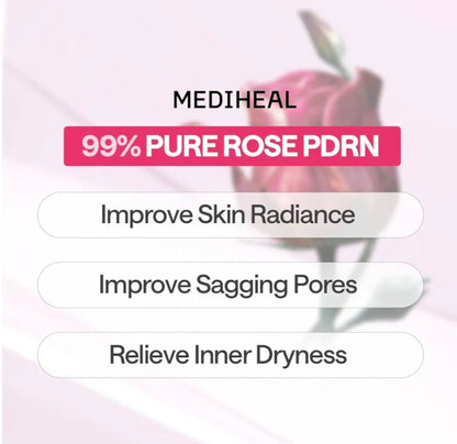 [K-beauty] Medheal Rose PDRN Essential Mask_Revitalizing (10sheets)