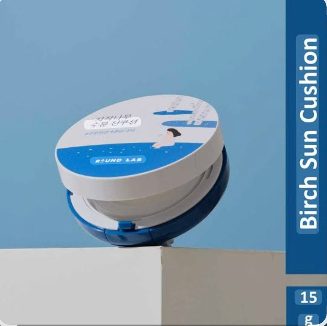 [K-beauty] Round LAB Birch Juice Moisturizing SUN CUSHION 15g (**FLASH OFFER**)