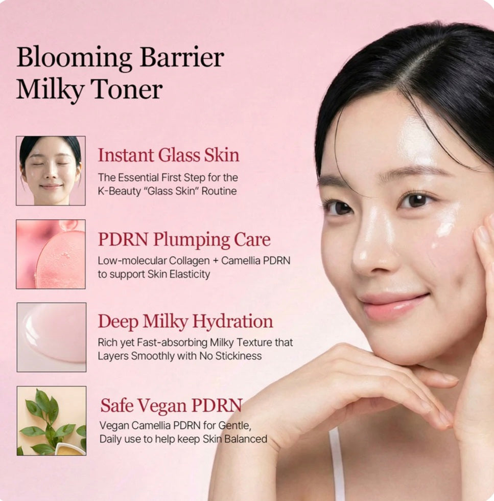[K-beauty] Round LAB Camellia DEEP COLLAGEN PDRN Milky Toner 150ml