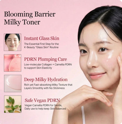 [K-beauty] Round LAB Camellia DEEP COLLAGEN PDRN Milky Toner 150ml