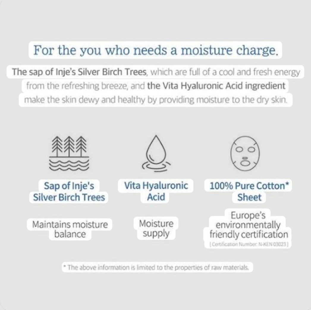 [K-beauty] Round LAB Birch Juice Moisturizing MASK SHEET (10 Sheets)