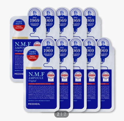[K-beauty] Medheal THE N.M.F. AMPOULE MASK ORIGINAL_Intensive hydration (10sheets)