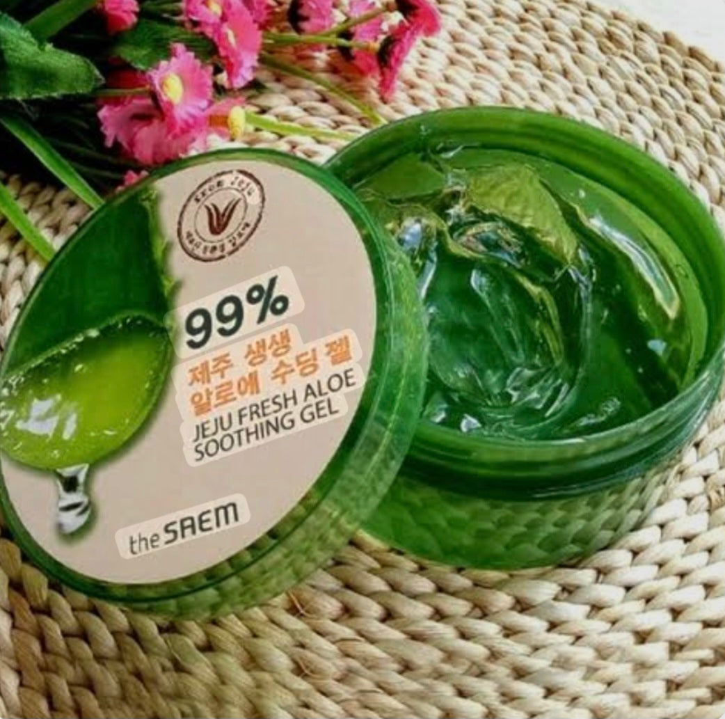 [K-beauty] the SAEM 99% JEJU FRESH ALOE SOOTHING GEL