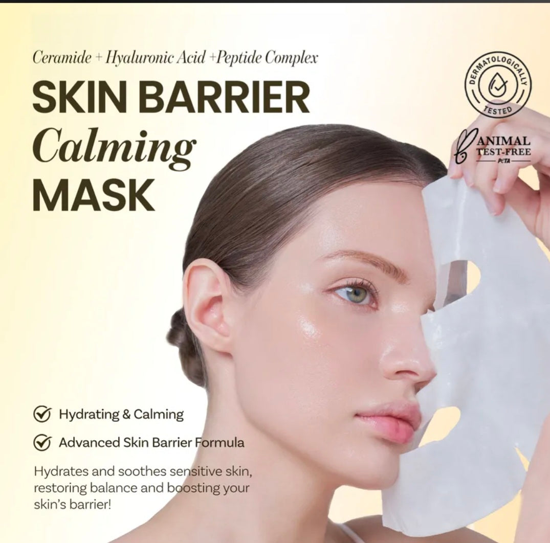 [K-beauty] ONGREDIENTS SKIN BARRIER CALMING MASK (6 sheets)