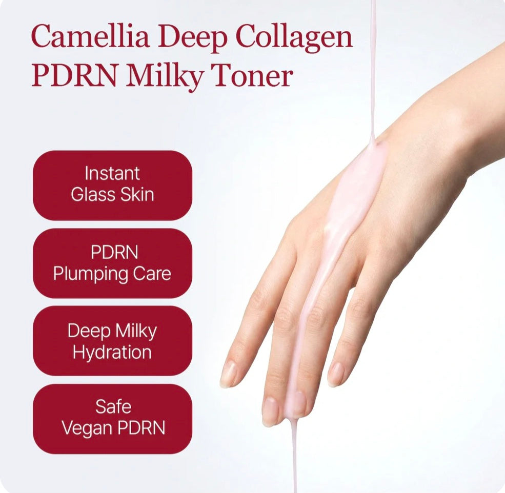 [K-beauty] Round LAB Camellia DEEP COLLAGEN PDRN Milky Toner 150ml