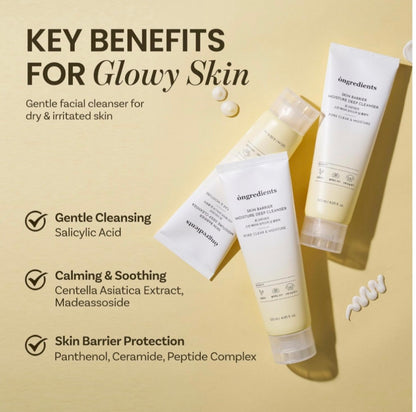 [K-beauty] ONGREDIENTS SKIN BARRIER MOISTURE DEEP CLEANSER 120ml