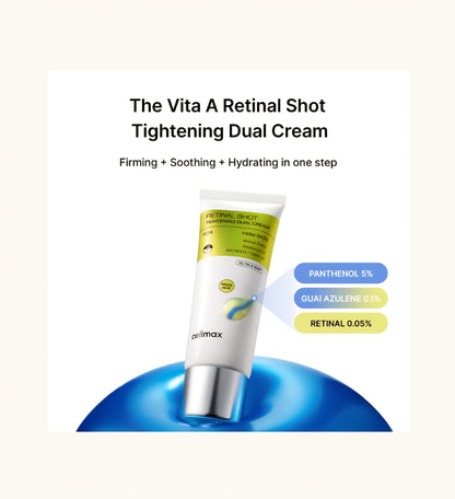 [K-beauty] Celimax RETINOL SHOT Tightening DUAL Cream 50ml