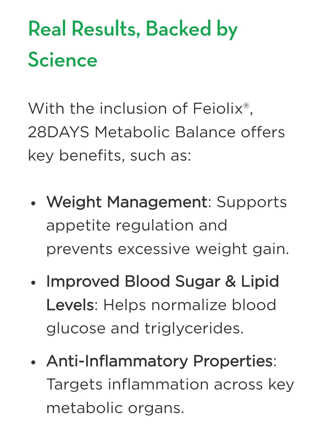 [FEIOLIX] 28DAYS METABOLIC BALANCE GLP-1 & Diabetic Health Powered by FEIOLIX made in New Zealand