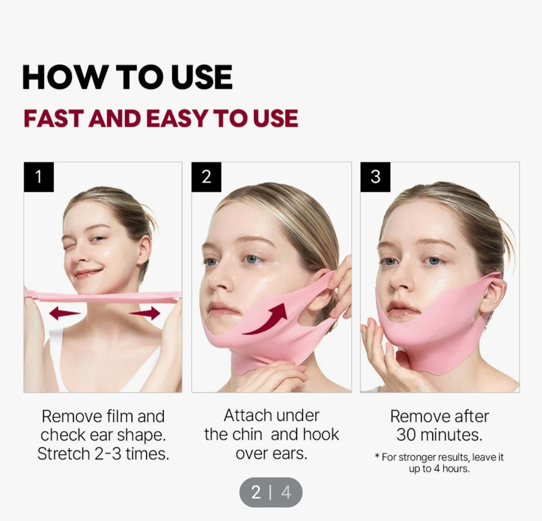 [K-beauty] Round LAB Camellia DEEP COLLAGEN V Lifting GEL MASK 4ea