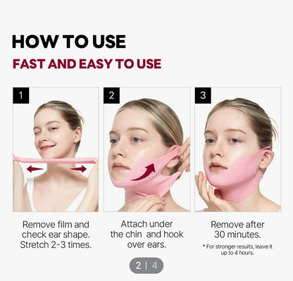[K-beauty] Round LAB Camellia DEEP COLLAGEN V Lifting GEL MASK 4ea